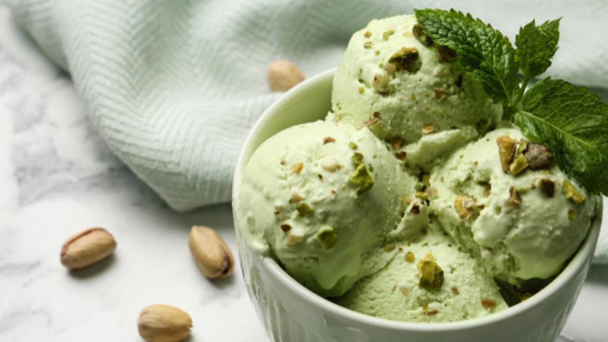 Helado de pistacho