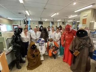 Personajes de 'Star Wars' visitaron a pacientes del Hospital Costa del Sol