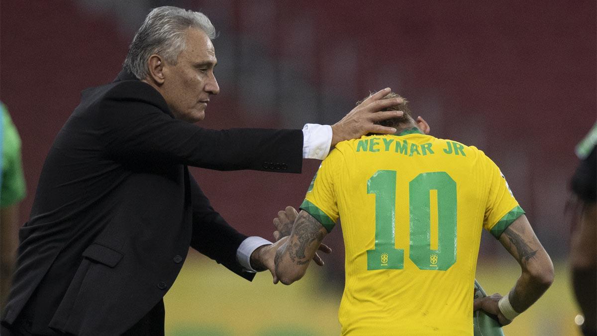 Tite elogió a Neymar tras golear a Perú