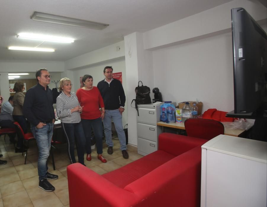 El PSOE en Alicante se prepara para el final del escrutinio con un resultado muy positivo en las Elecciones Generales y Autonómicas 2019