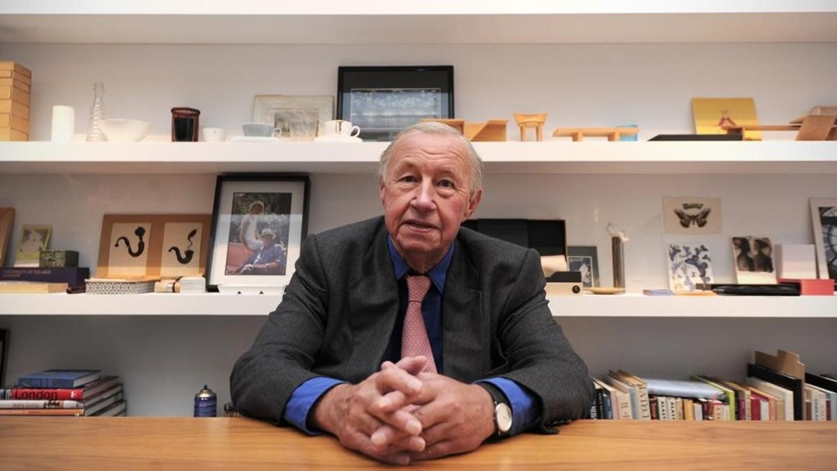 Sir Terence Conran, en el 2011, cuando inauguró su exposición retrospectiva en Londres.