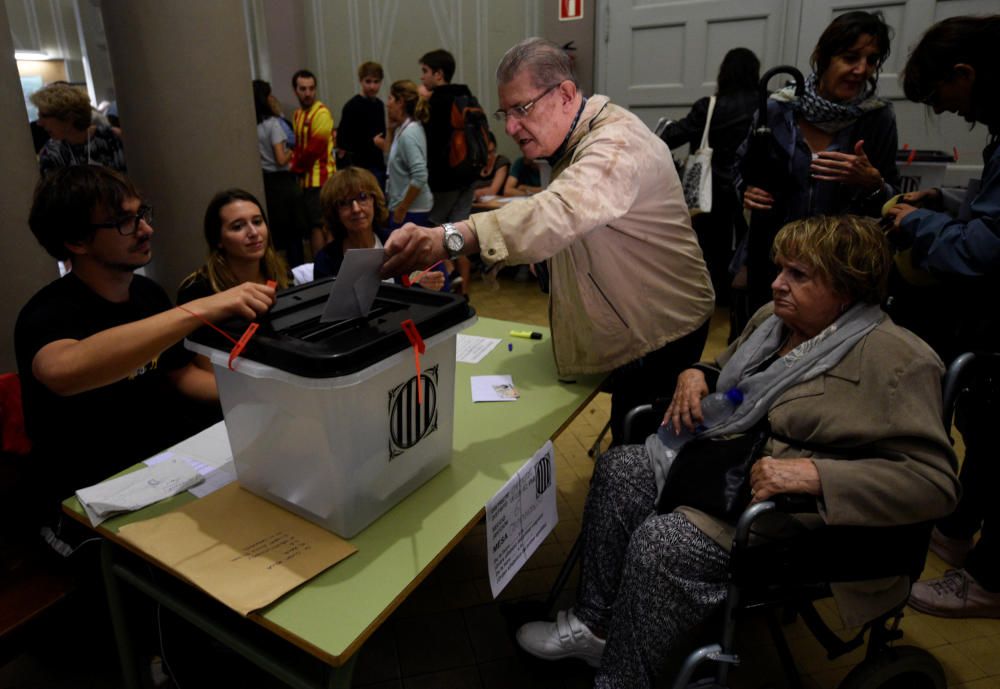 A pesar del operativo ,en algunos centros era posible votar