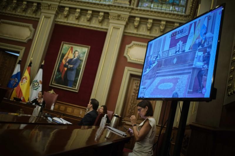 Pleno Sesión Ordinaria + Extraordinario Ayuntamiento de Santa Cruz de Tenerife  | 29/05/2020 | Fotógrafo: Andrés Gutiérrez Taberne