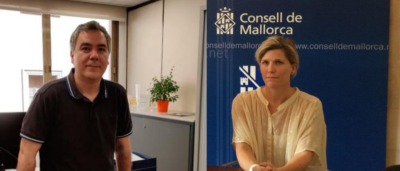Carlos Villafáfila y Sofía Alonso, dos de los altos cargos vacunados.
