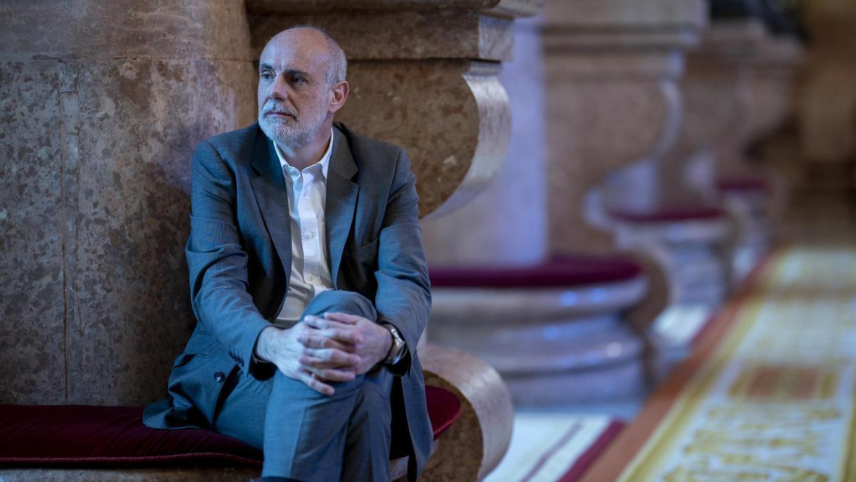Joan Ridao, fotografiado en el Parlament