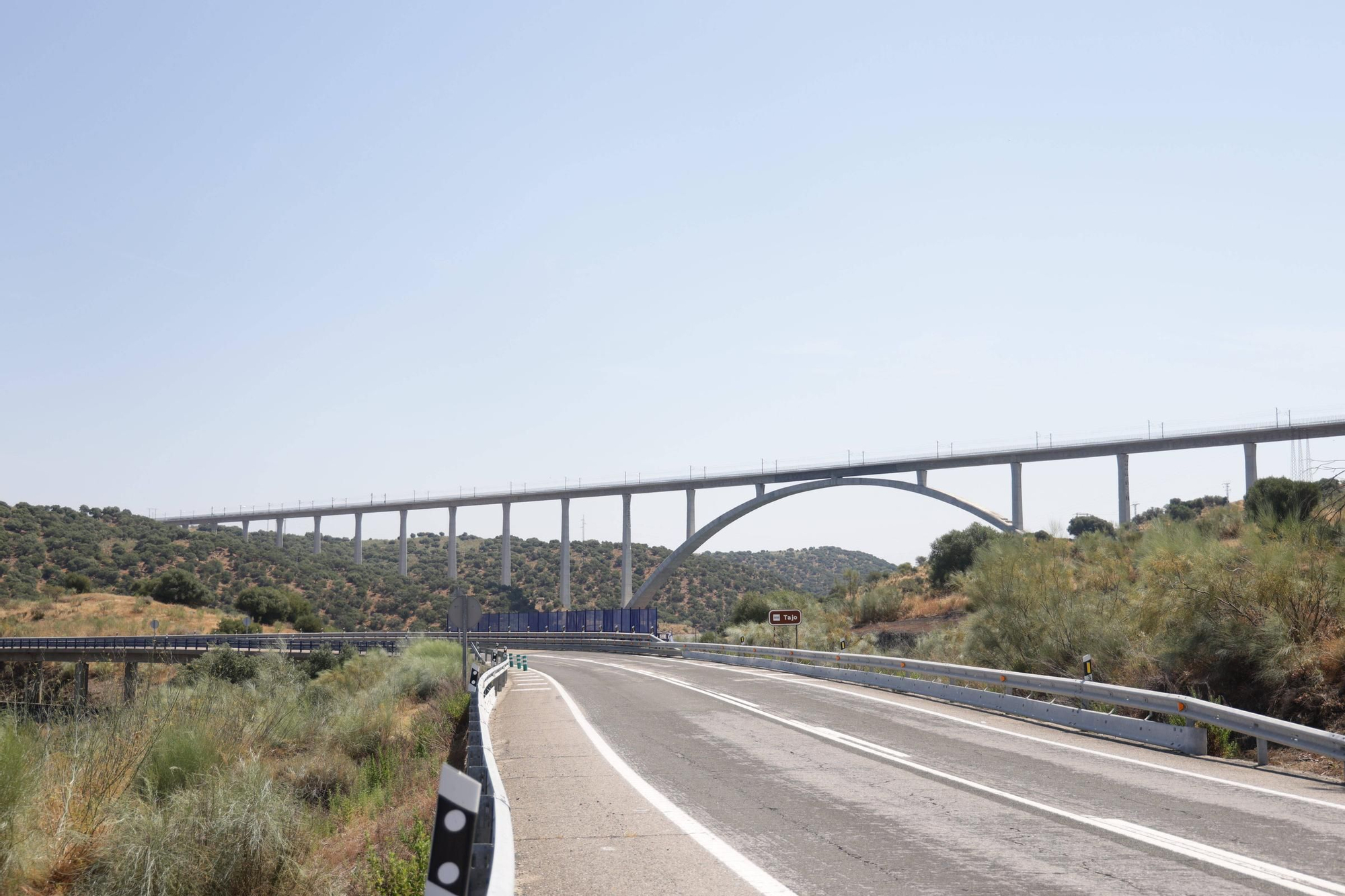 El viaducto sobre el Tajo de Cáceres
