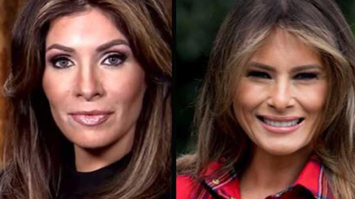 La texana Claudia Sierra lleva gastados 50.000 dólares en operaciones para parecerse a Melania Trump.