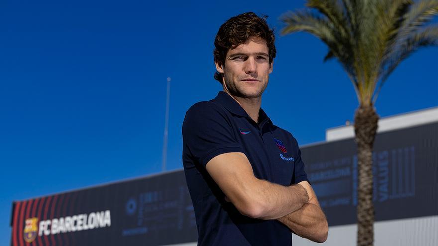 Marcos Alonso: "Mi deseo siempre ha sido poder jugar en el Barça"