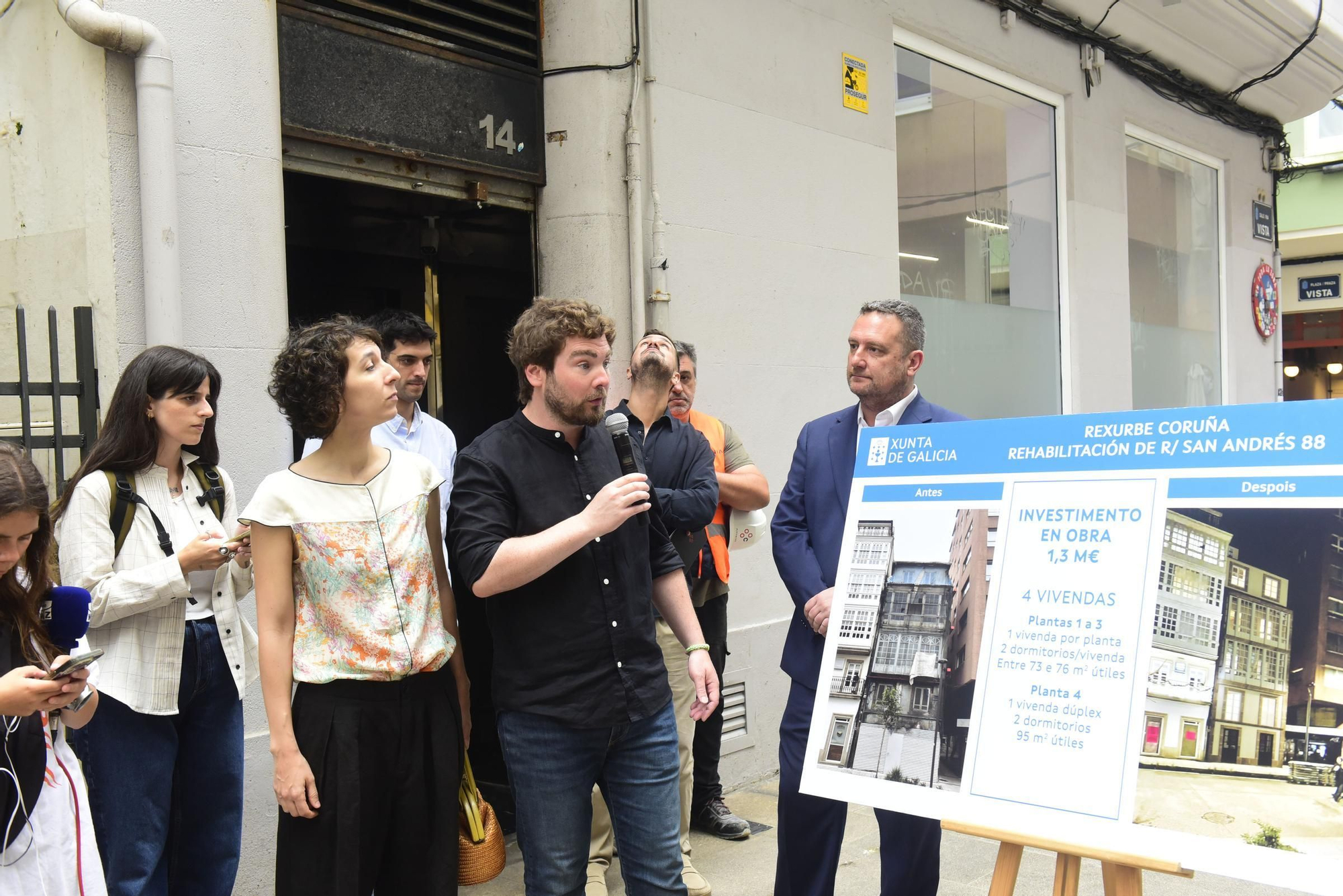 Presentación de la rehabilitación del edificio de San Andrés 88