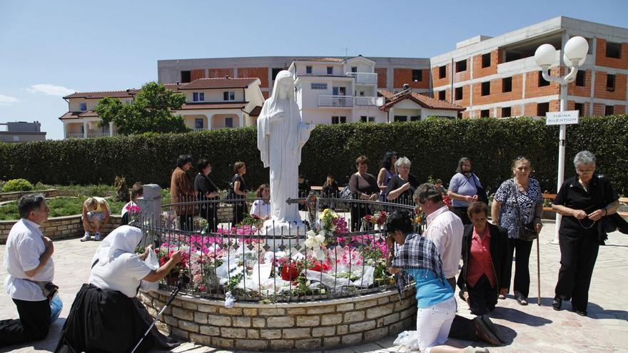 Un detenido por vandalizar el icónico santuario católico mariano de Medjugorje en Bosnia