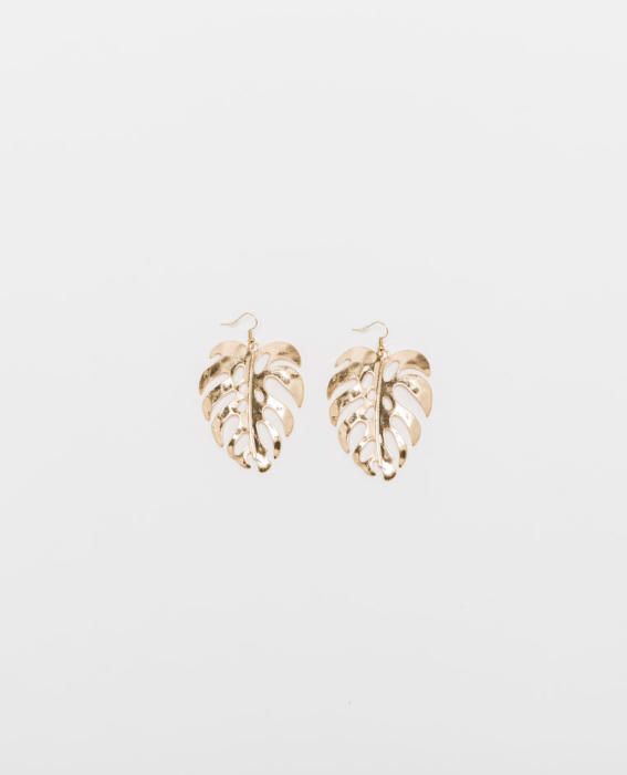 Pendientes hoja de palmera de 4,99 euros