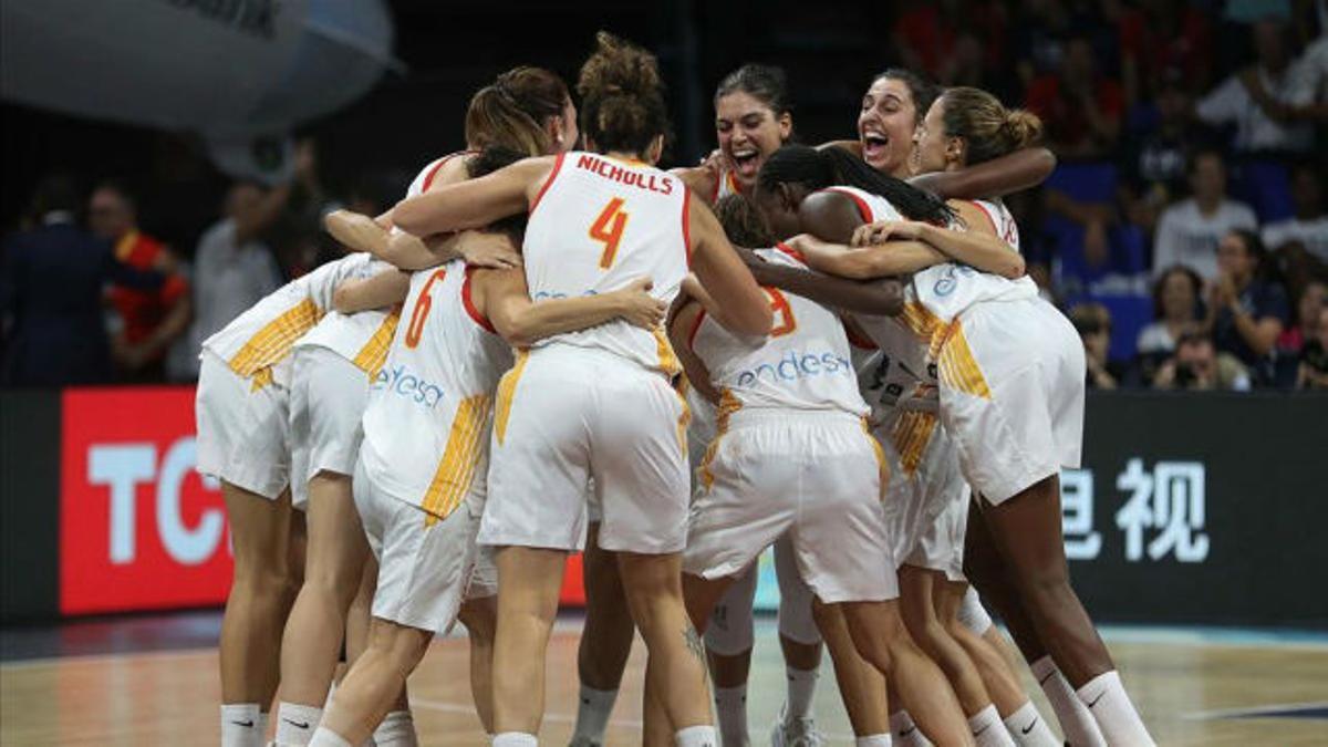 La selección española de basket femenino, bronce en el Mundial