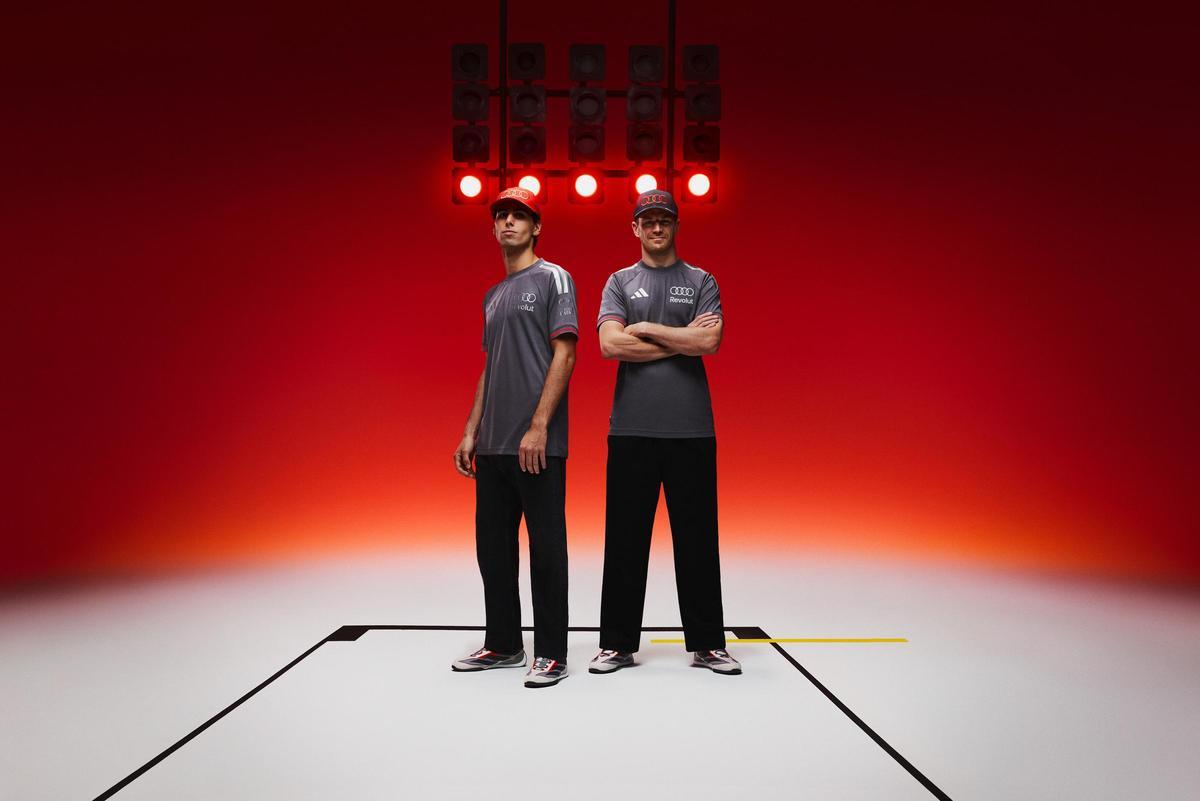 Gabriel Bortoleto y Nico Hulkenberg protagonizan la colección de ropa del equipo de Fórmula 1 Audi Revolut