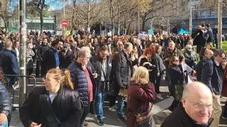 Abogados y procuradores de la Región se suman a la gran marcha en Madrid para reclamar mejoras en sus pensiones