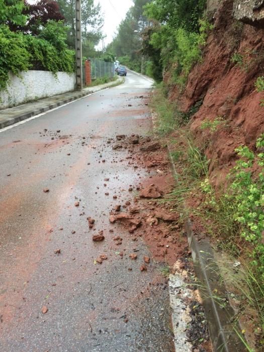 L'endemà del temporal: fotos de les destrosses en carrers i camins de Castellbell