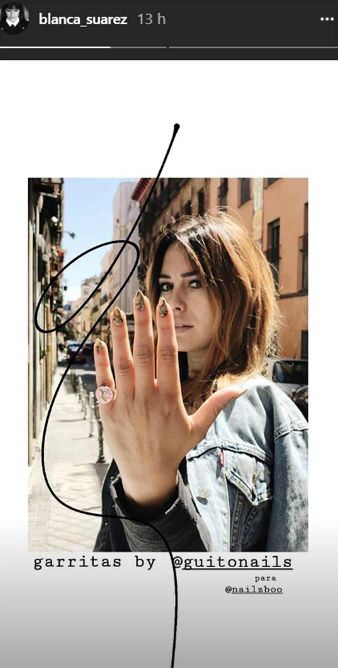 Blanca Suárez presume de manicura en Instagram