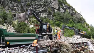 La DGA evacua a las personas aisladas en el Balneario de Panticosa y continúa trabajando en el arreglo de la carretera