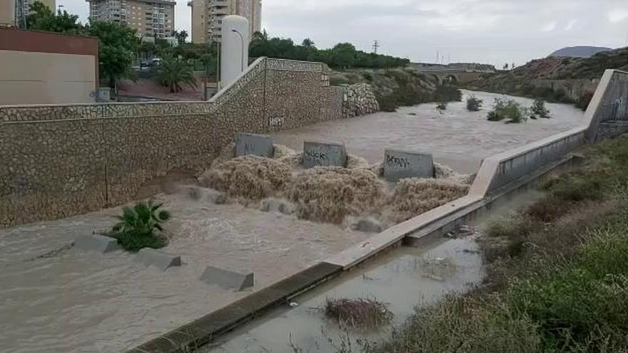 El Barranco de las Ovejas, durante la gota fría