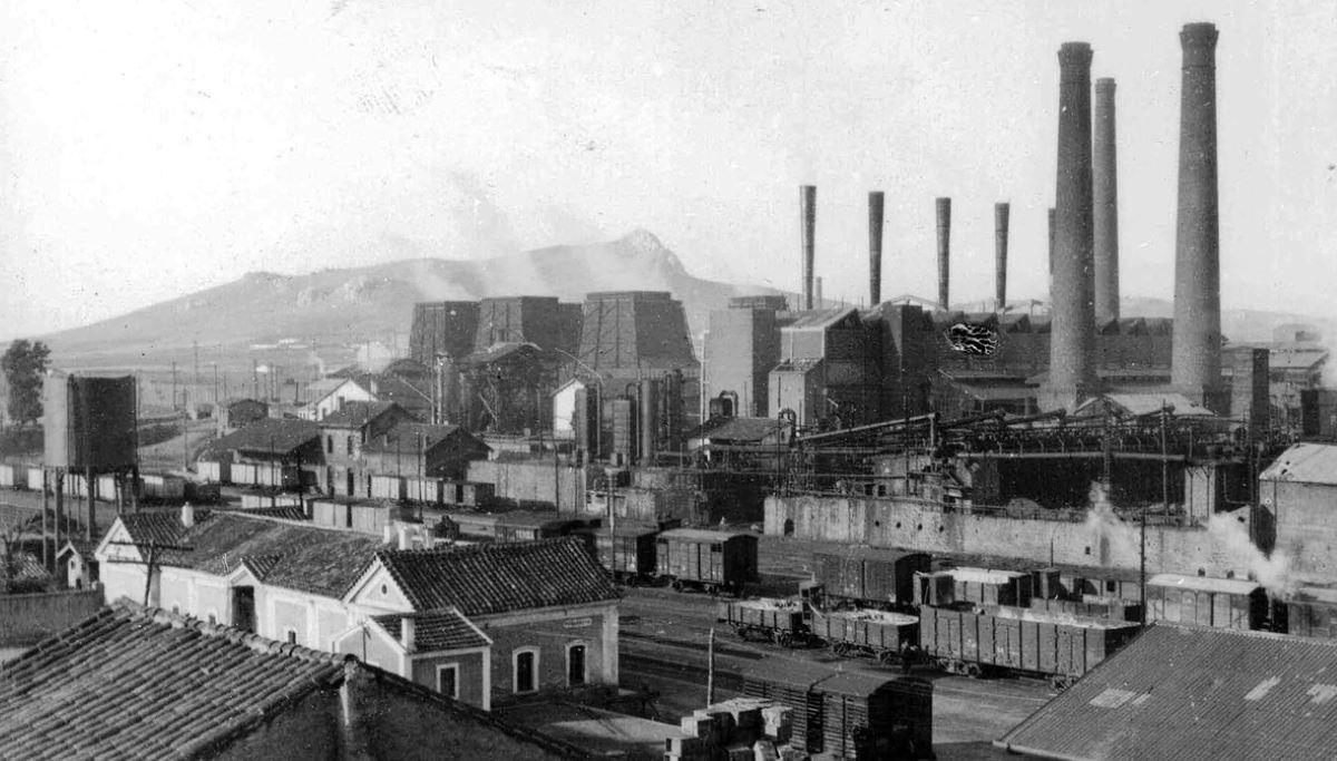 Cerco minero de Peñarroya en 1942.