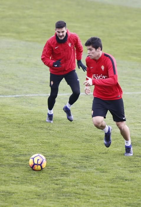 Entrenamiento del Sporting