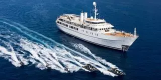 Metalships & Docks recibe al «Sherakhan», antiguo buque escuela holandés convertido en yate para muy ricos