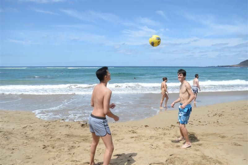 Playa de Las Canteras en Semana Santa