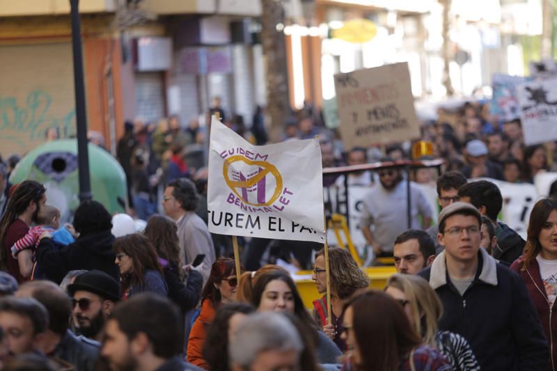 Manifestación contra el PAI de Benimaclet