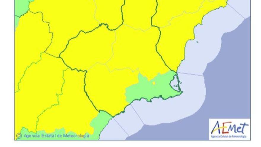 Nuevo aviso amarillo por tormentas hoy en la Región