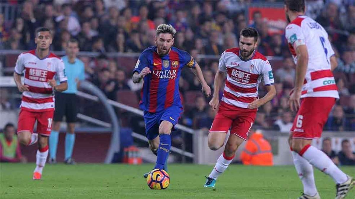 Messi ante el Granada