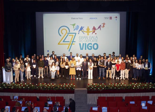 Premiados en la 27 Gala del Deporte de Vigo