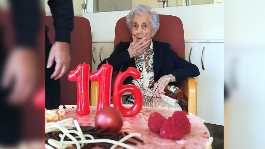Maria Branyas, la dona més longeva del món, recorda el seu pare en xarxes com un ídol