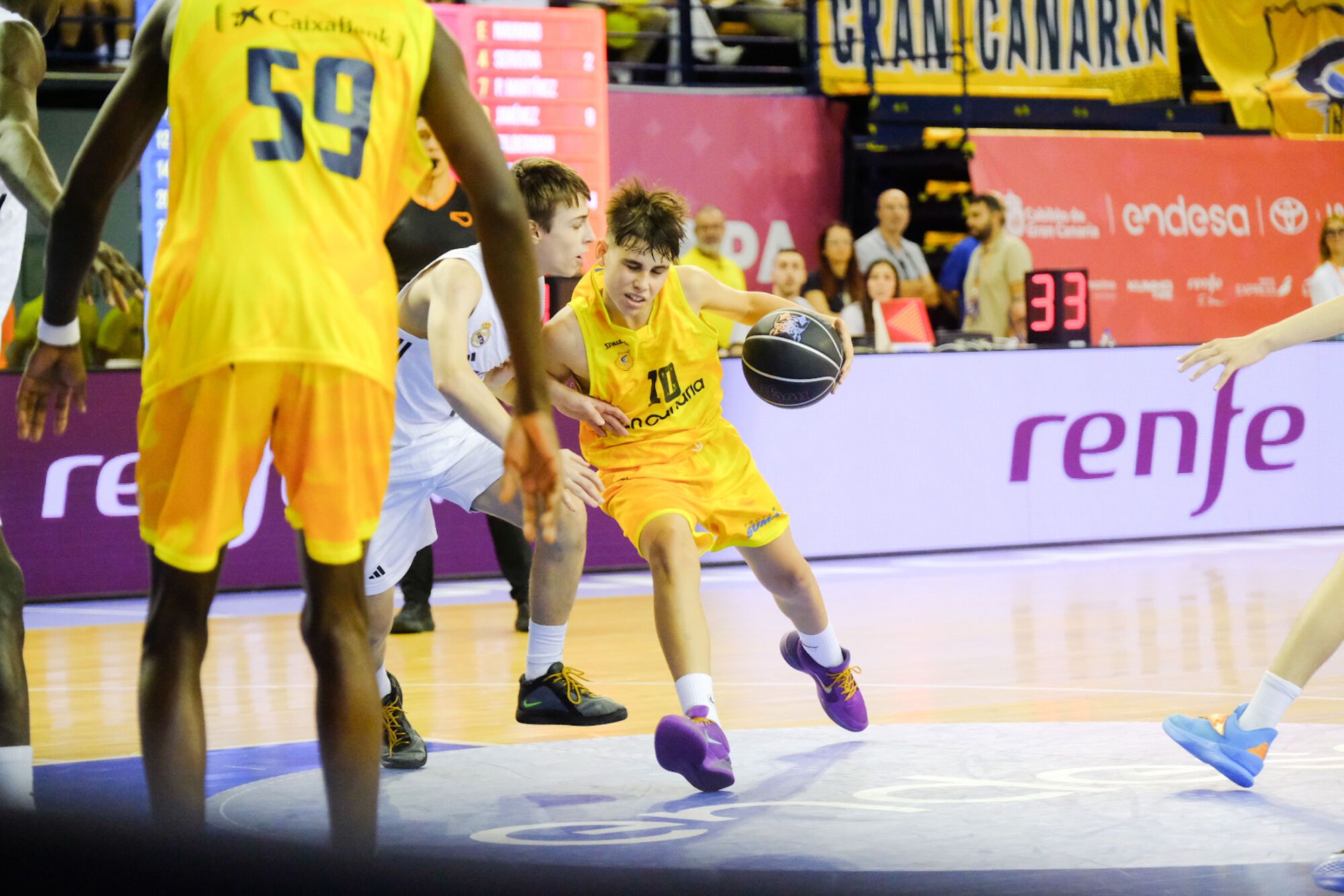 Semifinal de la Minicopa Endesa: Granca-Real Madrid  | 15/02/2025 | Fotógrafo: José Carlos Guerra