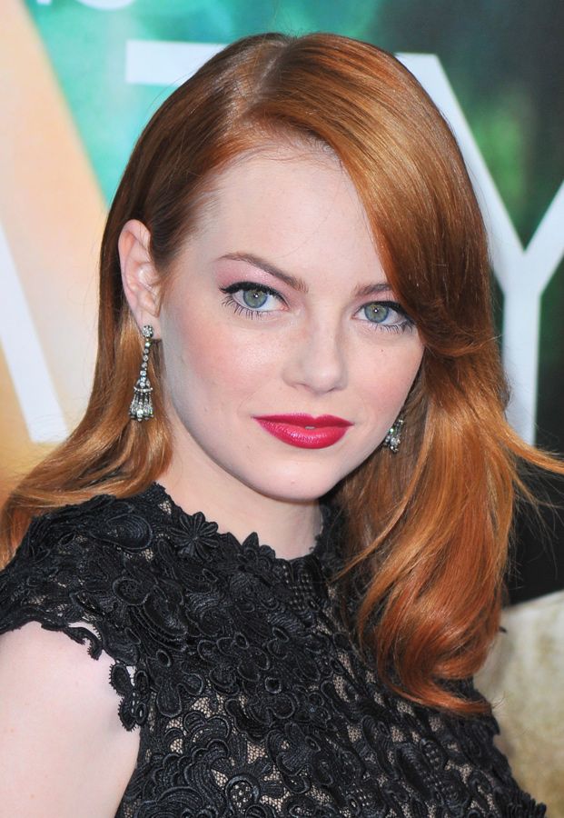Sombra rosa: Emma Stone