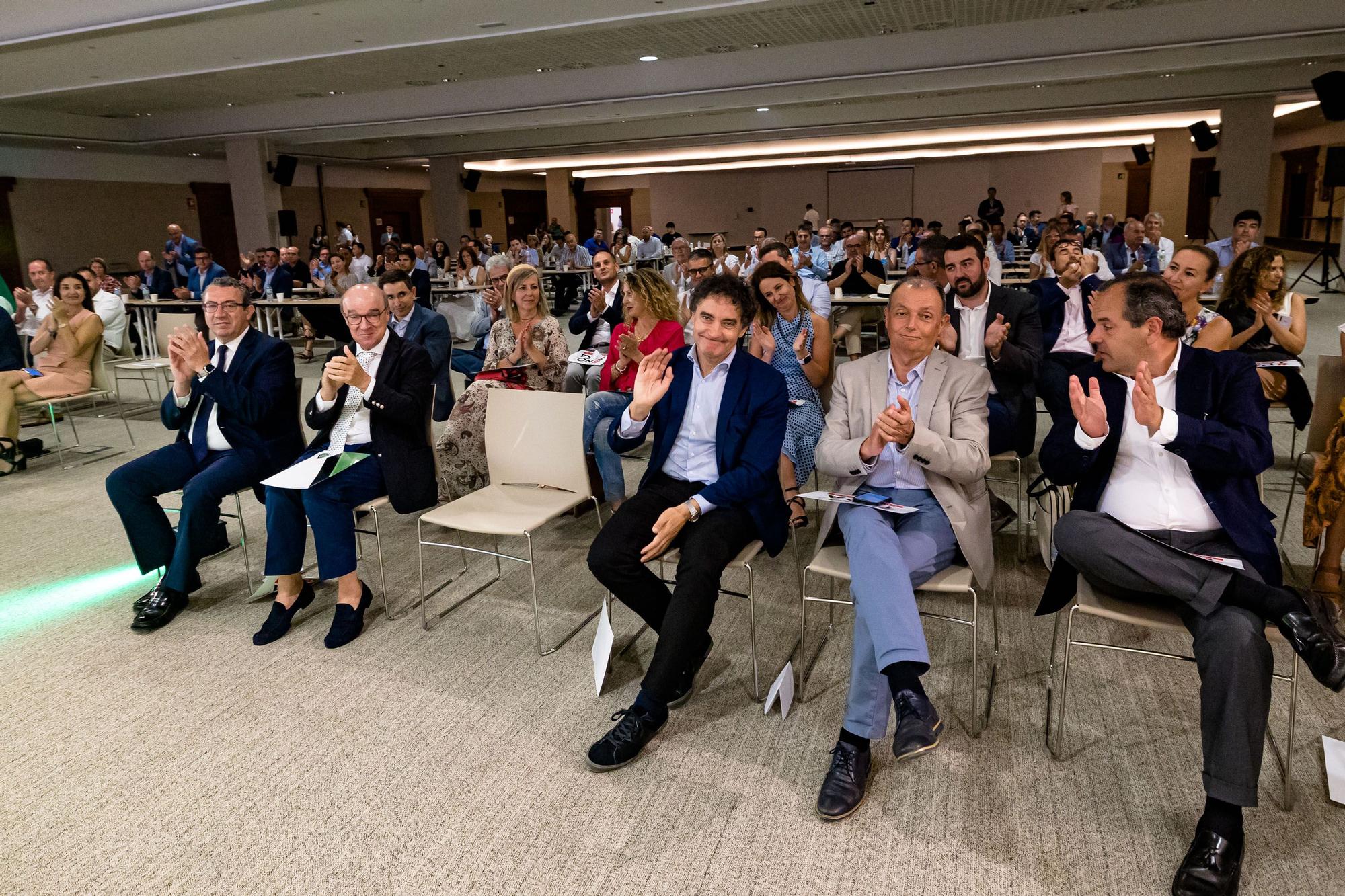 Algunos conocían la noticia y otros la han conocido durante el tradicional discurso. Toni Mayor, presidente de Hosbec, dejará de serlo tras 14 años en el cargo. Mayor lo ha anunciado antes un auditorio lleno y durante la asamblea anual de la entidad turística celebrada este viernes en Benidorm.