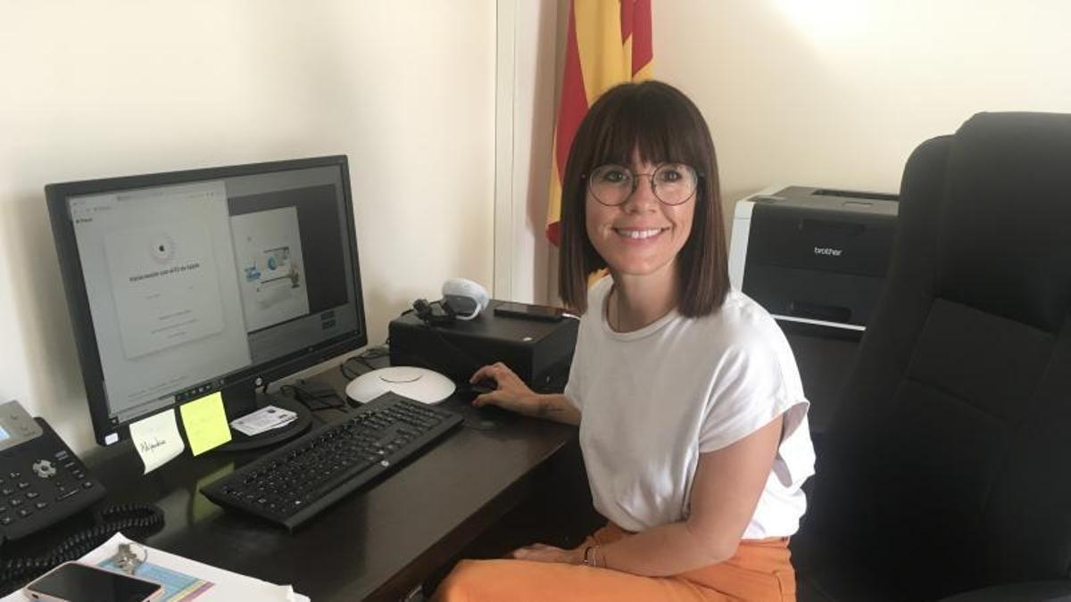 Elisabet Hernández, en una imatge de principi de l'actual mandat