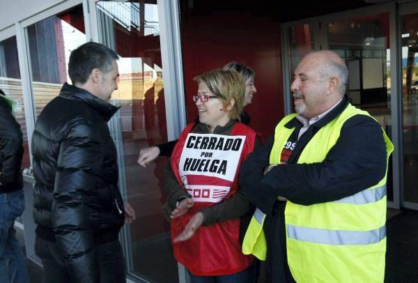 Seguimiento fotográfico de la huelga en Aragón.