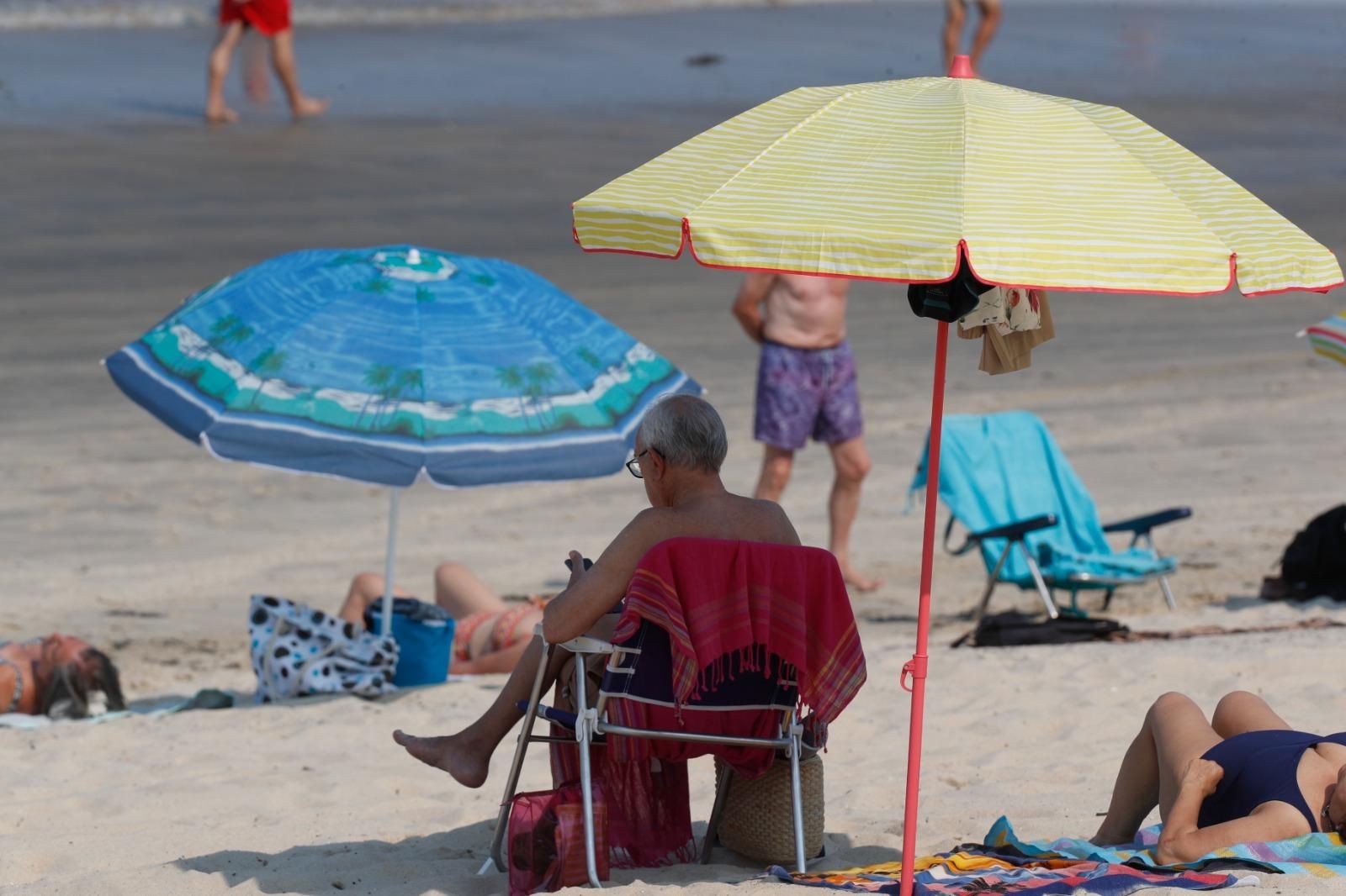 Nueva y tórrida jornada de ola de calor en Vigo