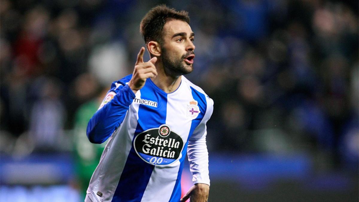 Adrián López confía en las opciones del Deportivo frente al Real Madrid en el Santiago Bernabéu