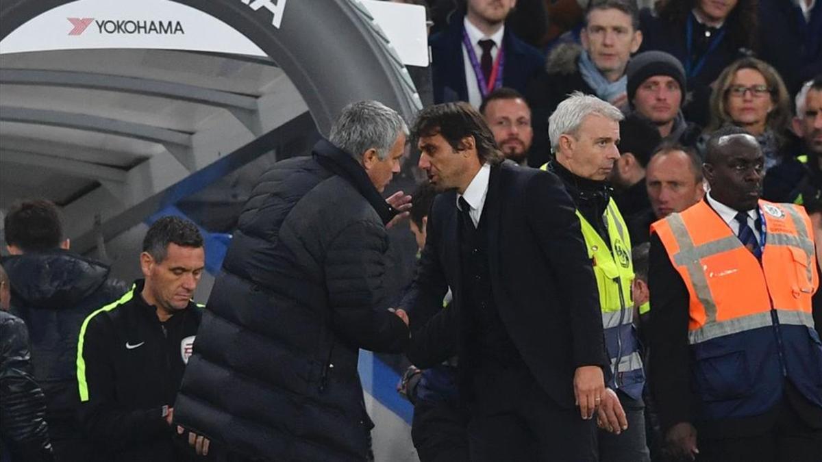 Mourinho y Conte no mantienen una buena relación que se diga