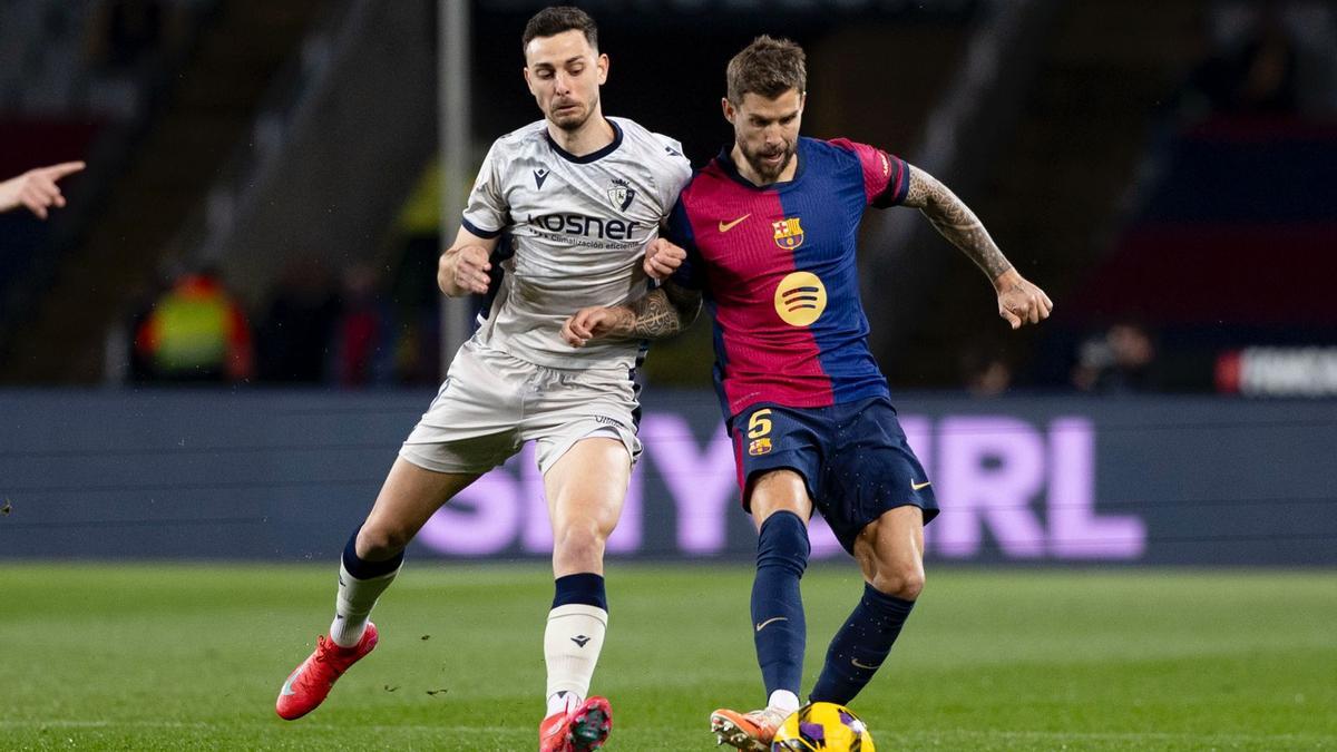 Osasuna estudia impugna el partido de ayer contra el Barça