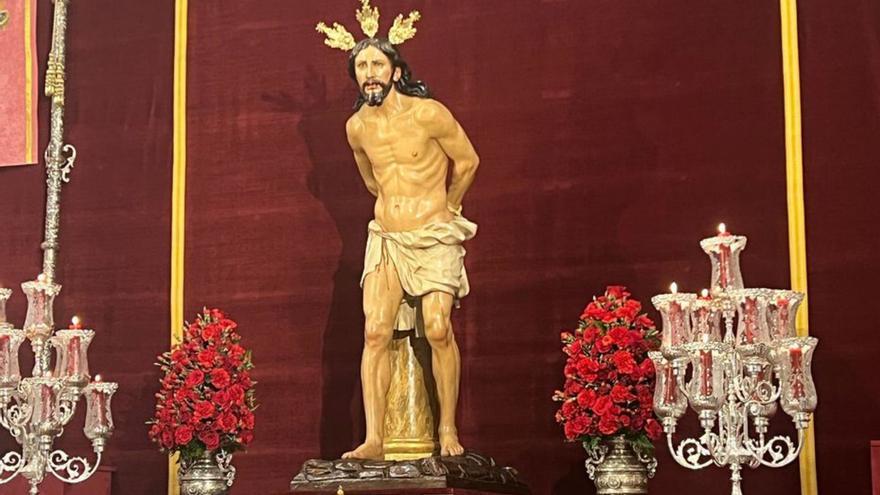 La talla restaurada. | M. GONZÁLEZ