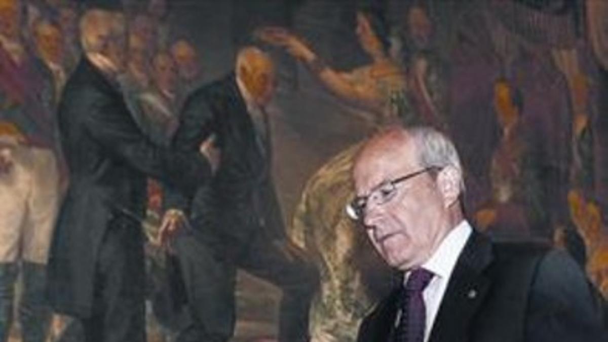 Montilla, en una visita al Senado como 'president', en mayo del 2010.