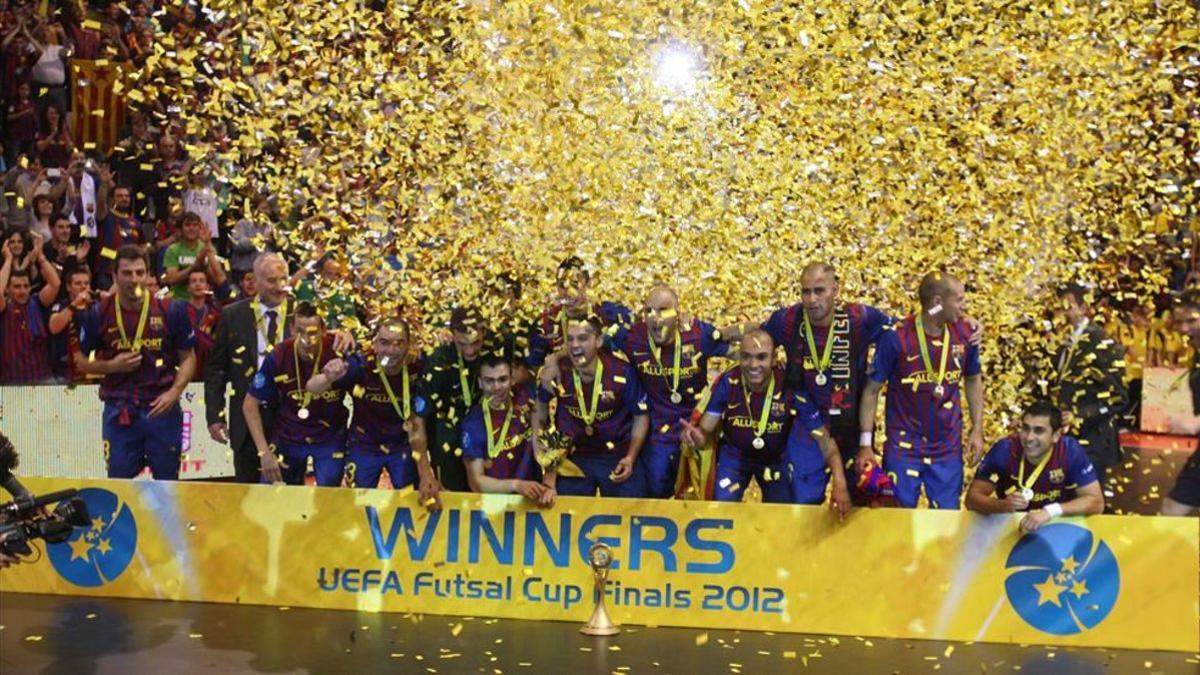 El Barça ganó su primera Champions en 2012 en el Barris Nord de Lleida