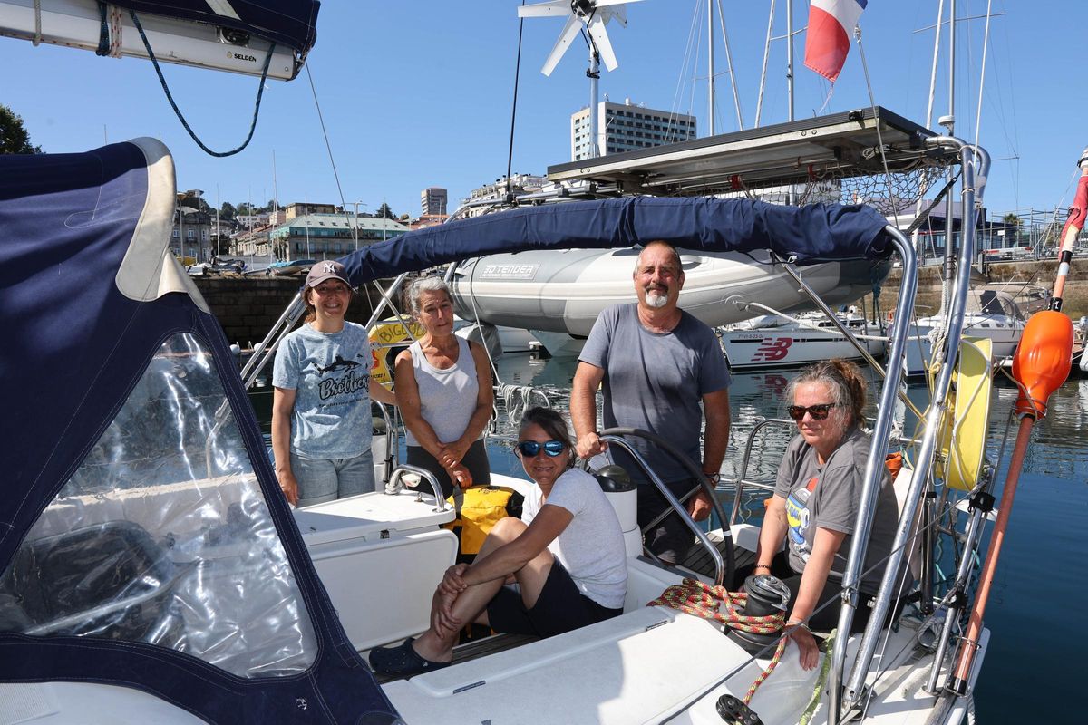 Stéphane, Magali, Elisabeth, Véronique y Cath