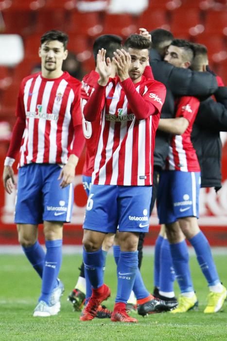 El partido entre el Sporting y el Alcorcón, en imágenes