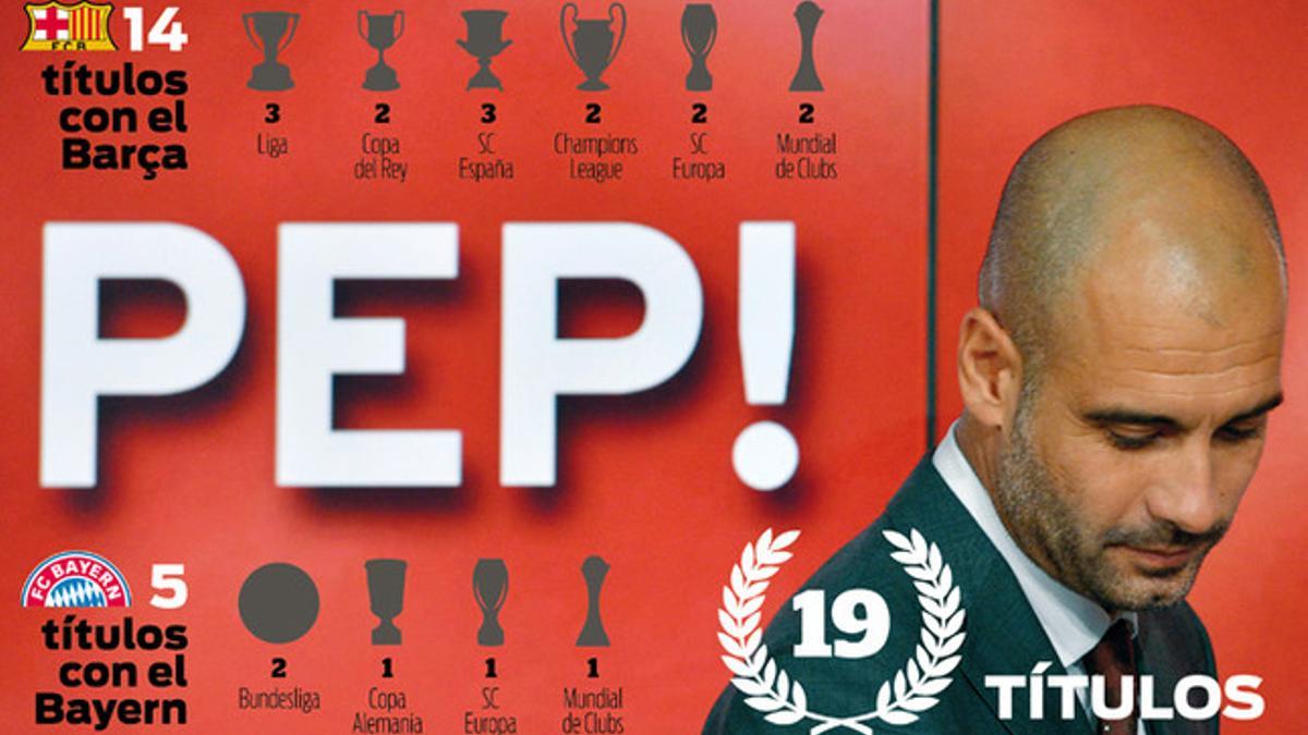 Todos los títulos de Pep Guardiola