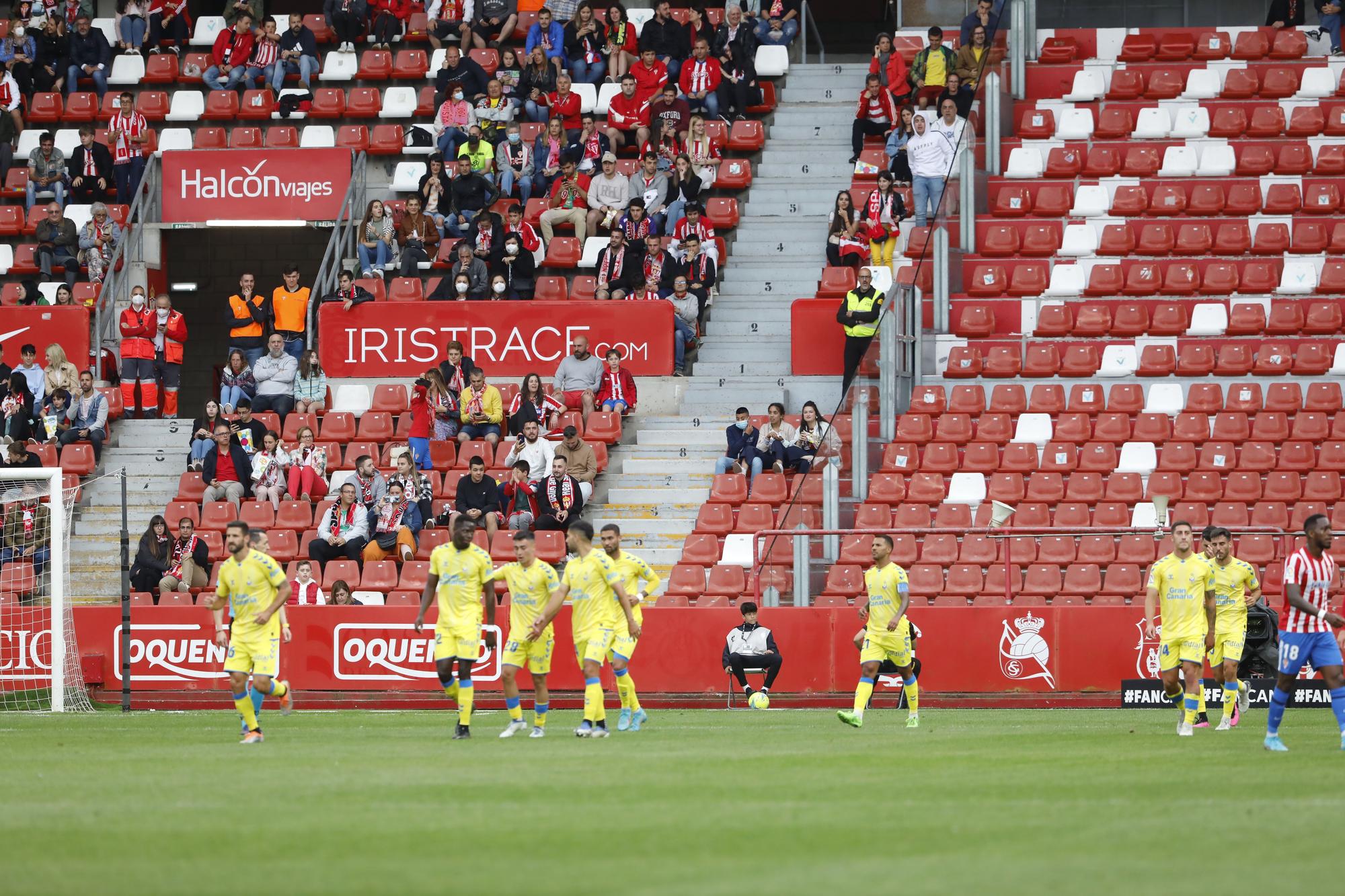 El partido del Sporting ante Las Palmas, en imágenes