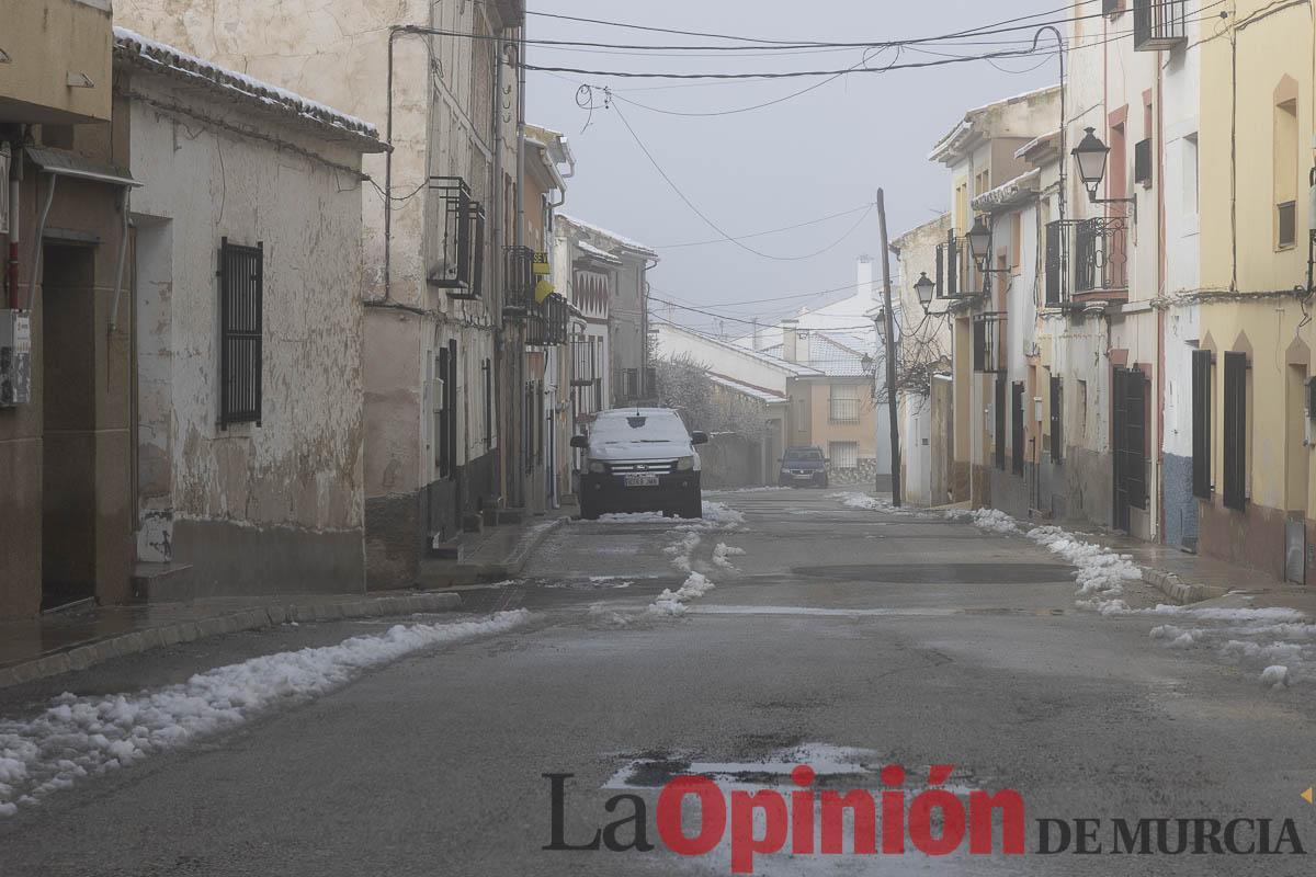 Descubre la última nevada del invierno en las proximidades de Revolcadores en Moratalla