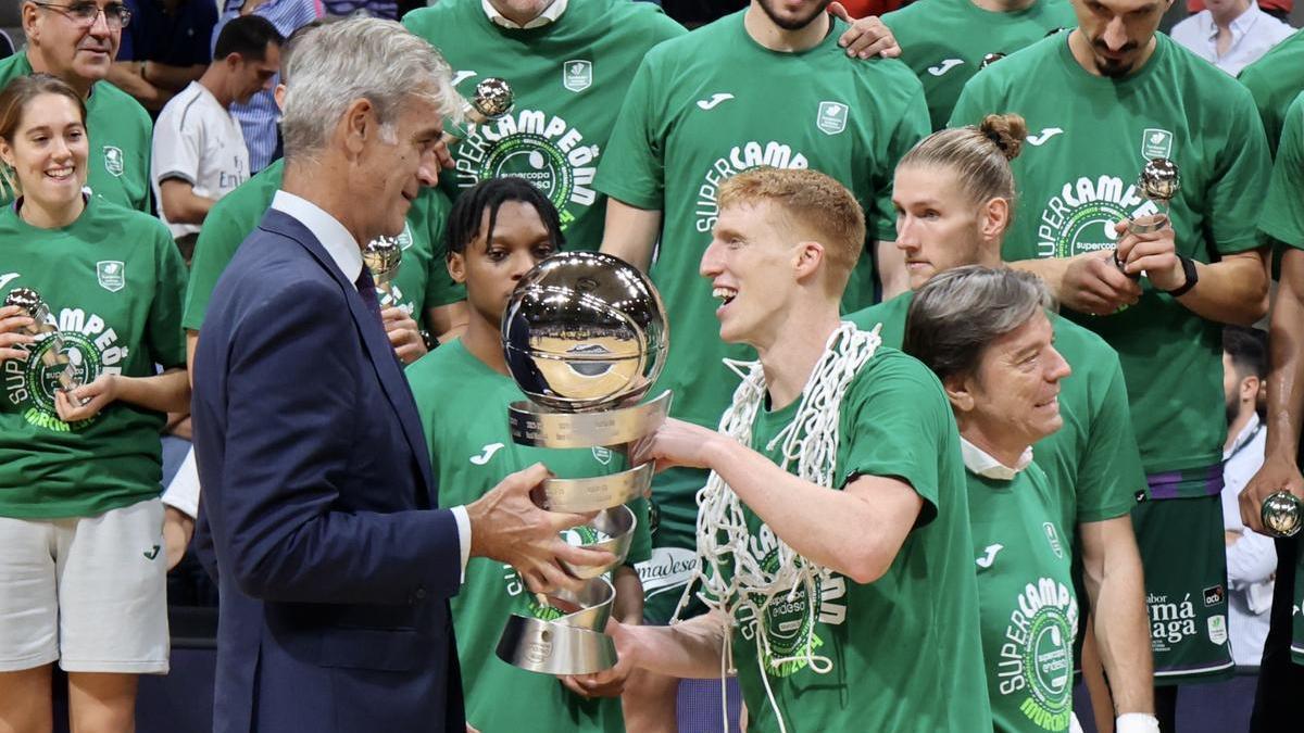 El Unicaja, vigente campeón de la Supercopa.