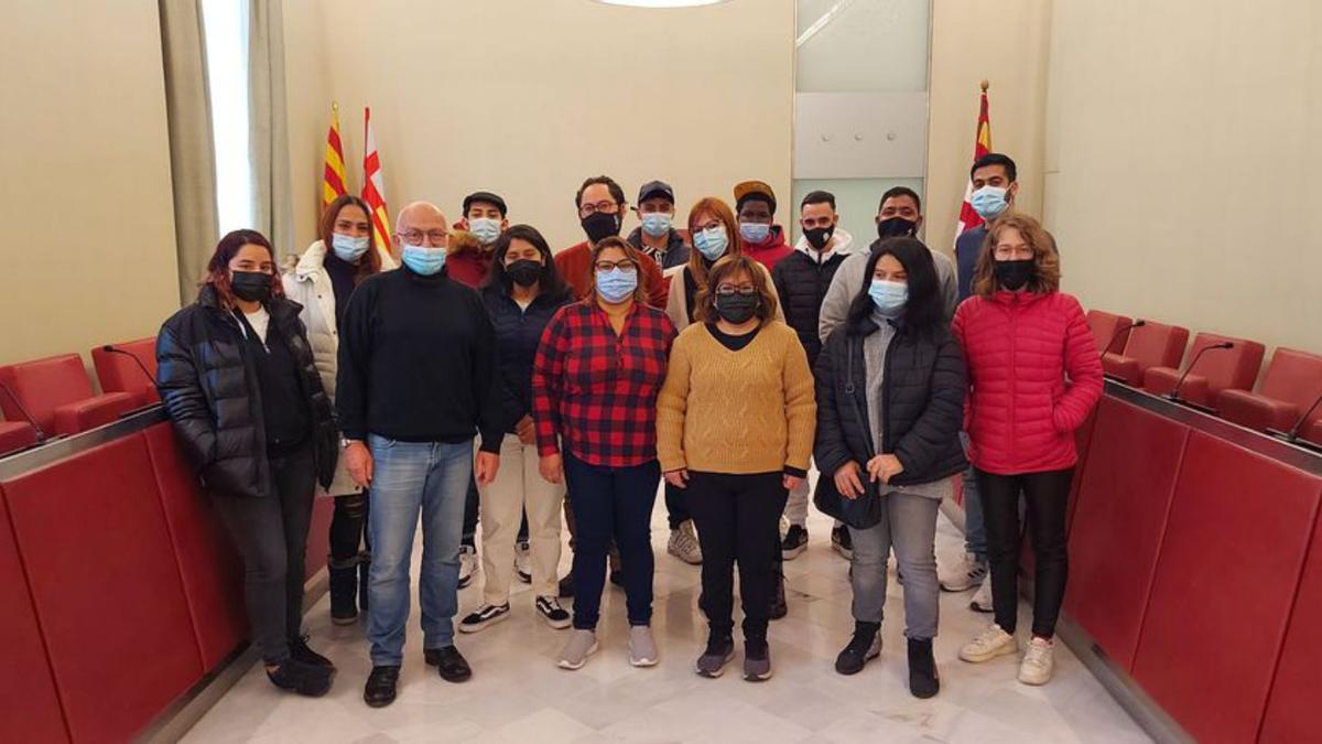 Visita del grup d’immigrants a l’ajuntament | AJ IGUALADA